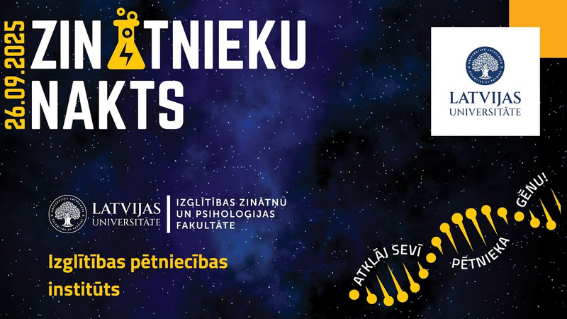 IPI pētnieki piedalās Zinātnieku naktī